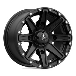 MSA Offroad Wheels M33 CLUTCH wheel 12x7 4x137 112.1 ET10, Satin black
