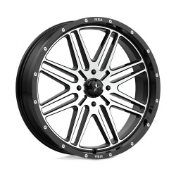 MSA Offroad disks M38 BRUTE disk 22x7 4x156 132 ET10, Gloss black
