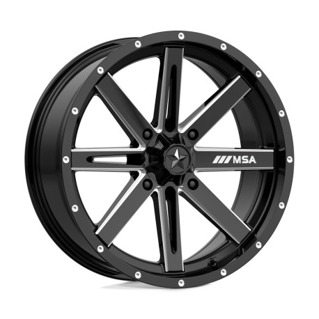 ALU disky MSA MSA Offroad disks M41 BOXER disk 18x7 4x156 132 ET10, Gloss black | race-shop.cz
