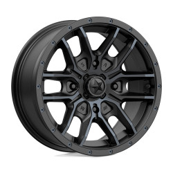 MSA Offroad disks M43 FANG disk 15x7 4x156 132 ET10, Satin black