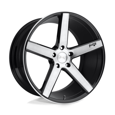 ALU disky Niche Niche M124 MILAN disk 18x8 5x114.3 72.56 ET40, Gloss black | race-shop.cz