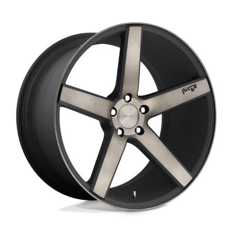 ALU disky Niche Niche M134 MILAN disk 22x10 5x130 71.5 ET50, Matte black | race-shop.cz
