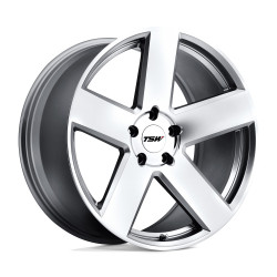 TSW BRISTOL disk 19x8.5 5x114.3 76.1 ET20, Silver