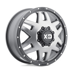 XD 130 MACHETE DUALLY disk 20x8.25 8x210 154.3 ET-198, Matte gray