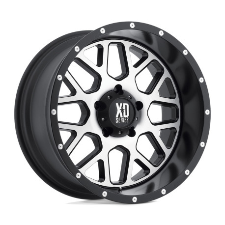 ALU disky XD XD 820 GRENADE disk 18x9 5x127 78.1 ET-12, Satin black | race-shop.cz