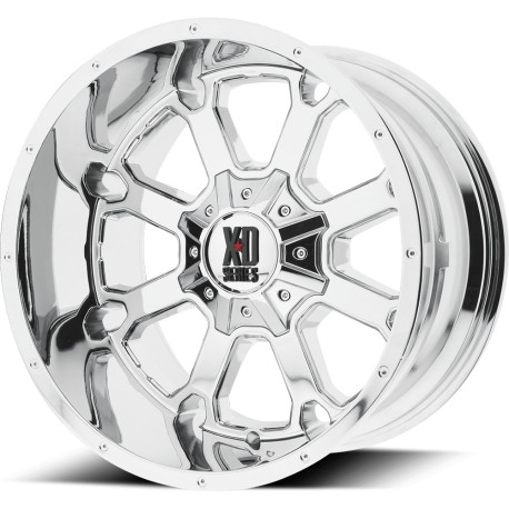 ALU disky XD XD 825 BUCK 25 disk 22x10 8x170 125.1 ET-18, Chrome | race-shop.cz
