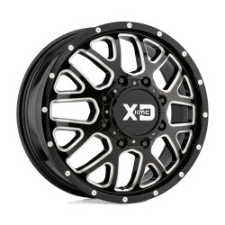 XD 843 GRENADE DUALLY disk 20x8.25 8x210 154.3 ET127, Gloss black