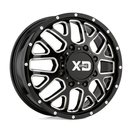 ALU disky XD XD 843 GRENADE DUALLY disk 17x6.5 8x165.1 125.1 ET111, Gloss black | race-shop.cz