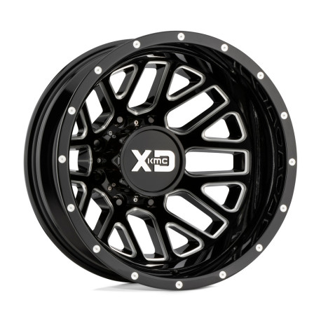 ALU disky XD XD 843 GRENADE DUALLY disk 17x6.5 8x165.1 125.1 ET-140, Gloss black | race-shop.cz