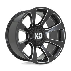 XD 854 REACTOR disk 20x9 5x127/5x139.7 78.1 ET0, Gloss black