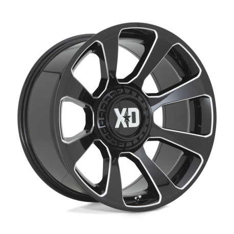 ALU disky XD XD 854 REACTOR disk 20x9 6x135/6x139.7 106.1 ET18, Gloss black | race-shop.cz