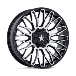MSA Offroad disks M50 CLUBBER disk 22x7 4x137/4x156 110.1 ET0, Gloss black