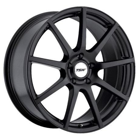 ALU disky TSW TSW INTERLAGOS disk 18x8.5 5x112 72.1 ET32, Matte black | race-shop.cz