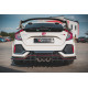 Body kit a vizuální doplňky Zadní difuzor V2 Honda Civic X Type R | race-shop.cz
