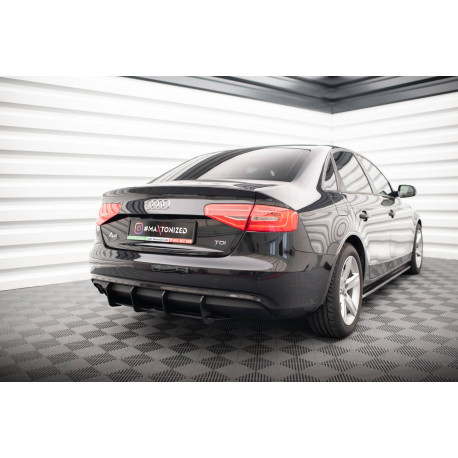 Body kit a vizuální doplňky MAXTON DESIGN Street Pro zadní difuzor pro Audi A4 B8 Facelift | race-shop.cz