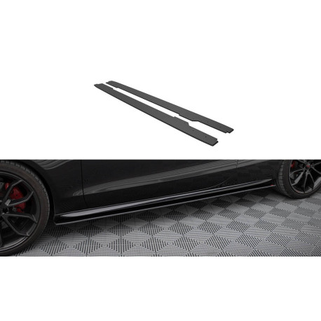 Body kit a vizuální doplňky STREET PRO Difuzory na boční lišty + Klapky Audi A5 / A5 S-Line / S5 Coupe / Cabrio 8T / 8T Facelift | race-shop.cz
