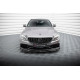 MAXTON DESIGN přední splitter pro Mercedes-AMG C63 Sedan / Estate W205 Facelift, lesklá černá, V2