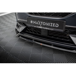MAXTON DESIGN přední splitter pro Cupra Formentor Mk1, lesklá černá, V4