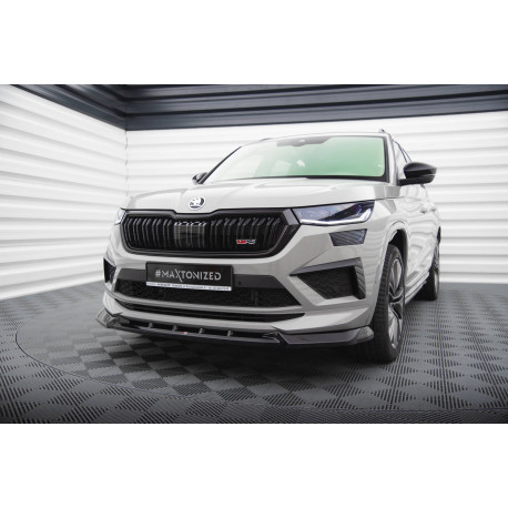 Body kit a vizuální doplňky Přední splitter V2 Skoda Kodiaq RS Mk1 Facelift | race-shop.cz