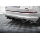 Body kit a vizuální doplňky MAXTON DESIGN centrální zadní splitter pro Skoda Kodiaq RS Mk1 Facelift (se svislými lištami), lesklá černá | race-shop.cz