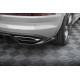 Body kit a vizuální doplňky MAXTON DESIGN centrální zadní splitter pro Skoda Kodiaq RS Mk1 Facelift (se svislými lištami), lesklá černá | race-shop.cz