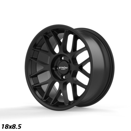 ALU disky STROM STROM STR2 disk 19x10 5x120 72.6 ET22, Full Satin Black | race-shop.cz
