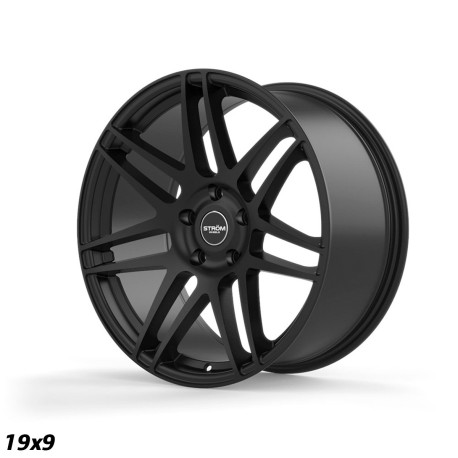 ALU disky STROM STROM STR3 disk 20x8.5 5x112 66.6 ET32, Full Satin Black | race-shop.cz