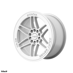 STROM DS-25 disk 18x10.5 5x114/120 72.6 ET30, Gloss White