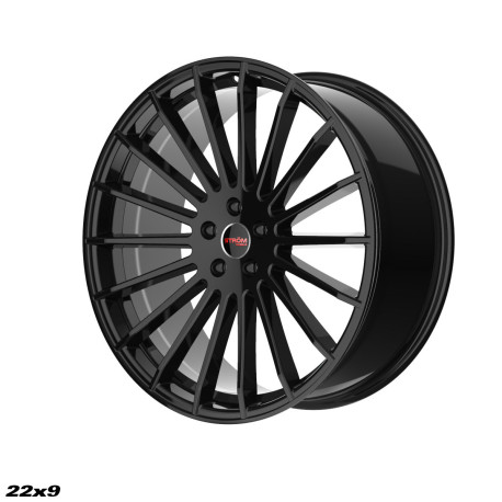 ALU disky STROM STROM STR4 disk 22x10.5 5x112 73.1 ET31, Gloss Black | race-shop.cz