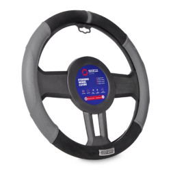 SPARCO CORSA SPS103 steering wheel cover, grey (PVC, microfiber)