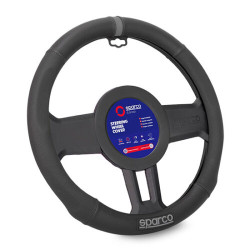 SPARCO CORSA SPS136 steering wheel cover, grey (PVC, rubber)