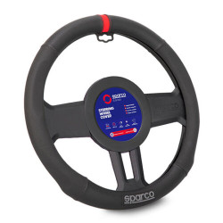 SPARCO CORSA SPS136 kryt volantu, červená (PVC, rubber)