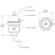 Regulátory tlaku paliva (FPR) TURBOSMART FPR8 regulátor tlaku paliva (AN8) | race-shop.cz