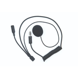 ZeroNoise Open Face Headsets Male Nexus 4 PIN STD s RCA konektor pro špunty do uší