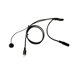 ZeroNoise FULL FACE USB-C CONNECTOR PRO TRENAŽÉR PIT-LINK s 3.5mm stereo konektor pro špunty do uší