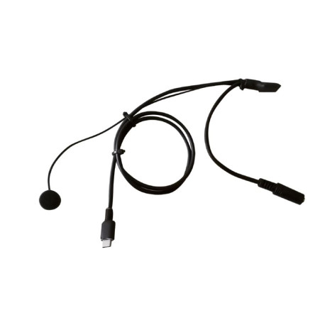 Sluchátka / headsety ZeroNoise FULL FACE USB-C CONNECTOR PRO TRENAŽÉR PIT-LINK s 3.5mm stereo konektor pro špunty do uší | race-shop.cz