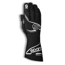 Závodní rukavice Sparco ARROW+ s FIA (vnější prošívání) černé