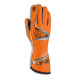 Závodní rukavice Sparco Arrow s FIA (vnější prošívání) oranžová/černá