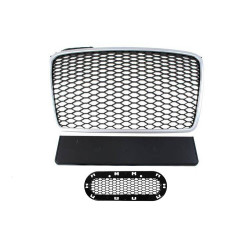 Grill Audi A4 B7 Stříbrno-černá 04-08