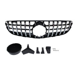 Grill Mercedes Benz W253 GT-R Look Chrome-Gloss Černá 16-19
