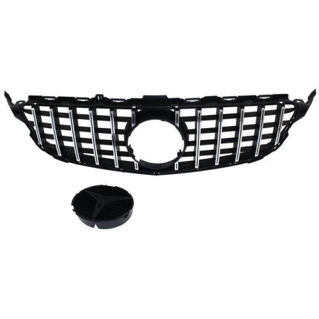 Body kit a vizuální doplňky Grill Mercedes Benz W205 C63 GT Look Chrome 14+ | race-shop.cz