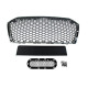 Body kit a vizuální doplňky Grill Audi A4 B9 RS-Style Satin Černá 2016+ PDC | race-shop.cz