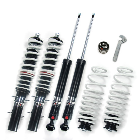 Stavitelné podvozky NJT eXtrem Coilover Kit suitable for VW Golf 4, Bora and Variant (1J) | race-shop.cz