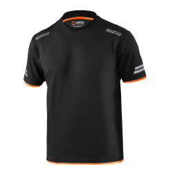 SPARCO Teamwork tričko pro muže - černá/oranžová