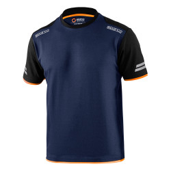 SPARCO Teamwork tričko pro muže - modrá/oranžová