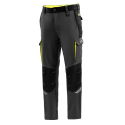 SPARCO Technické kalhoty SPARCO OREGON černá/žlutá