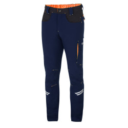 Technické kalhoty SPARCO KANSAS modrá/oranžová