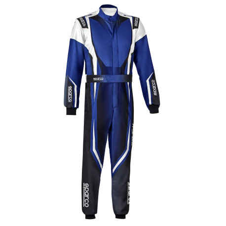 Kombinézy FIA dětská závodní kombinéza SPARCO PRIME-K ADVANCED, modrá/bílá | race-shop.cz