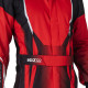 Kombinézy FIA dětská závodní kombinéza SPARCO PRIME-K ADVANCED, červená/černá | race-shop.cz