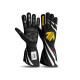 Závodní rukavice MOMO CORSA PRO s FIA homologace (vnější šití) černá
